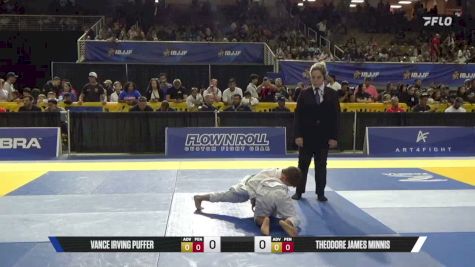 Theodore James Minnis vs Vance Irving Puffer 2026 Pan Kids Jiu-Jitsu IBJJF Championship