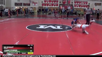 75 lbs Semifinal - Qc Schuldt, United vs Corbin Scherer, Pursuit Wrestling Minnesota