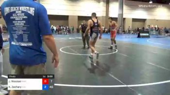 182 lbs Final - Joseph Nicolosi, Sheldon Wrestling Academy Training 1 vs Keno Zachary, Vougar's Honors Wrestling