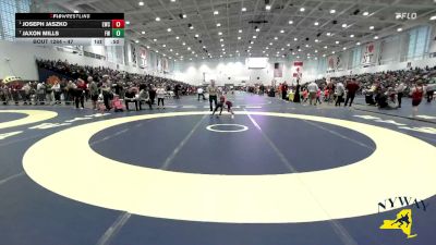 47 lbs Cons. Semi - Joseph Jaszko, LeRoy Wrestling Club vs Jaxon Mills, Fulton Wrestling