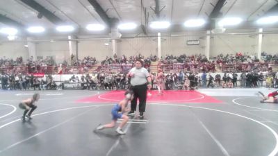 61 lbs Rr Rnd 1 - Jett Cavazos, Hammer House Mafia vs Weston Ashley, Bloomfield Youth Wrestling
