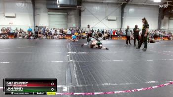 101 lbs Quarterfinal - Cale Wimberly, Canes Wrestling Club vs Liam Finney, Carolina Reapers