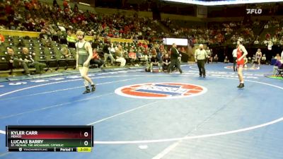 144 Class 2 lbs Champ. Round 1 - Kyler Carr, Mexico vs Lucaas Barry, St. Michael The Archangel Catholic