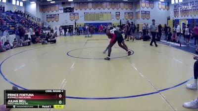 150 lbs Cons. Round 4 - Julian Bell, Pasco Wolfpack WC vs Prince Fortuna, Buchholz High School