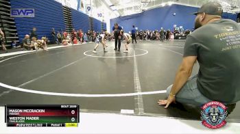 64 lbs Cons. Round 2 - Mason McCrackin, Phenom vs Weston Mader, Trailblazer