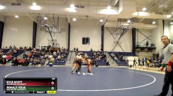 197 lbs Cons. Semi - Ronald Solis, Rochester University vs Kyle Scott, Rochester University