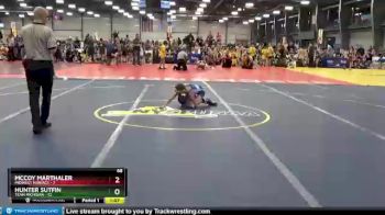 68 lbs Round 1 - McCoy Marthaler, Midwest Maniacs vs Hunter Sutfin, Team Michigan