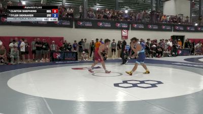 65 kg 1st Place Match - Clinton Shepherd, Howe Wrestling School, LLC vs Tyler Dekraker, Spartan RTC@LHP