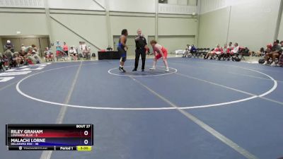 215 lbs Placement Matches (16 Team) - Riley Graham, Louisiana Blue vs Malachi Lorne, Oklahoma Red