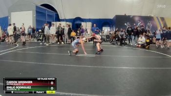 98 lbs Finals (2 Team) - Carson Wissinger, Dayton Bandits vs Emilio Rodriguez, Jackson HS