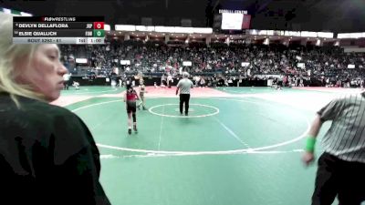 61 lbs Cons. Round 3 - Elsie Quallich, FOWCA vs Devlyn DellaFlora, JRP1