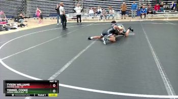 110 lbs Round 1 (10 Team) - Tyson Williams, Machine Shed vs Terriel Cooke, Legend Wrestling