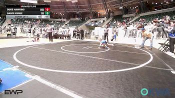 46 lbs Consi Of 4 - Duke Hawkins, Checotah Matcats vs Dante Perez, Tiger Trained Wrestling