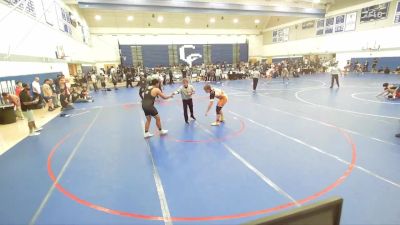 215 lbs Quarterfinal - Levi Means, Yucaipa Thunder Wrestling Club vs Aaron Velasquez, Victor Villians