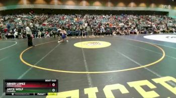 150 lbs Champ. Round 3 - Abner Lopez, Spanish Springs vs Jayce Wolf, Caldwell