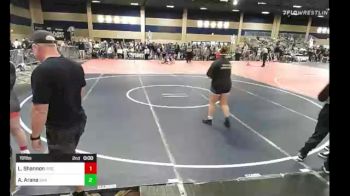 191 lbs Rr Rnd 4 - Lexi Shannon, Rise RTC vs Alyssa Arana, San Fernando Tiger