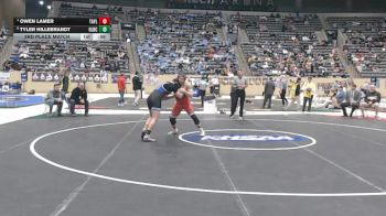 175 lbs 3rd Place Match - Tyler Hillebrandt, Oldham County vs Owen Lamer, Taylor County