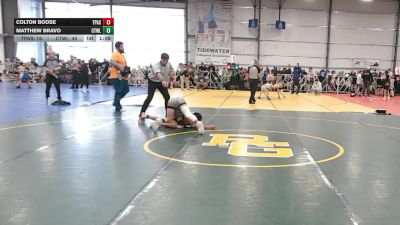 96 lbs Round 2 - 10:45am Saturday - Matthew Bravo, CTWHALE vs Colton Boose, PA Silver