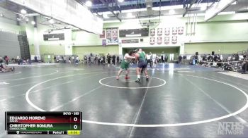 285 lbs Cons. Semi - Christopher Bonura, CANOGA PARK vs Eduardo Moreno, MACES