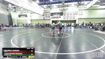 285 lbs Cons. Semi - Christopher Bonura, CANOGA PARK vs Eduardo Moreno, MACES