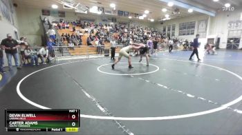 165 lbs Cons. Round 5 - Devin Elwell, Laguna Hills vs Carter Adams, South Torrance