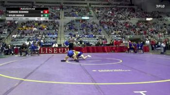 165 lbs Quarterfinal - Carson Godinez, Homestead vs Rylee Biddle, East Noble
