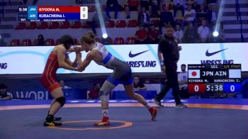 55 kg 1/2 Final - Moe Kiyooka, Japan vs Iryna Kurachkina, Individual Neutral Athletes