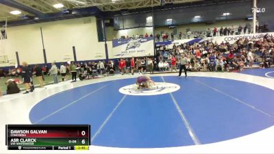 184 lbs Champ. Round 1 - Dawson Galvan, Concordia vs Asr Clarck, UW-Whitewater