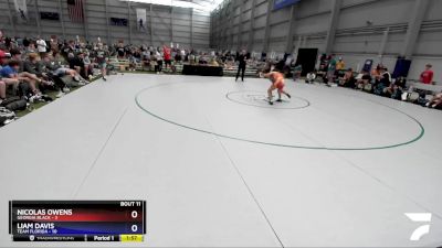 113 lbs Round 3 (8 Team) - Nicolas Owens, Georgia BLACK vs Liam Davis, Team Florida