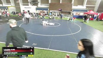 110 lbs Cons. Semi - Gunnar Wilson, Salem Elite Mat Club vs Louden Eure, Charger WC