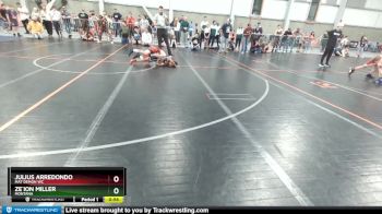 81-82 lbs Round 3 - Julius Arredondo, Mat Demon WC vs Ze`ion Miller, Montana