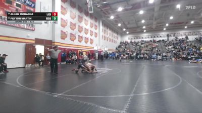 126 lbs Cons. Round 5 - Alijah Mohanna, Cincinnati LaSalle vs Peyton Martin, West Holmes