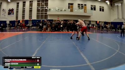 215 lbs Cons. Round 3 - Mason Schulenburg, Smyrna vs Aiden Edison, Oxford