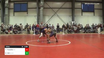 125 lbs Prelims - Tyler Tweedie, New England College vs David Yeh, Williams