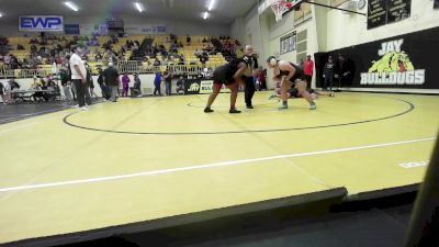 200 lbs Rr Rnd 1 - Jayla Jones, Tulsa Union Girls vs Danica Sparks, Jay Junior High