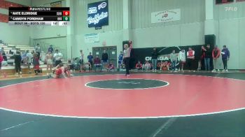 Boys 150 lbs Cons. Semi - Nate Eldridge, Silver Lake vs Camdyn Fordham, Onaga