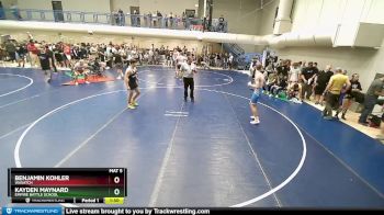 144 lbs Champ. Round 2 - Benjamin Kohler, Wasatch vs Kayden Maynard, Empire Battle School