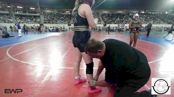 138 lbs Round Of 16 - Ki`Morah Cathey, Tulsa Union Girls vs Emelia Thompson, Choctaw Jh