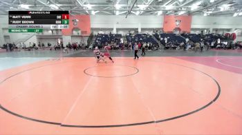 157 lbs Champ. Round 3 - Rudy Brown, Penn State Behrend vs Matt Verri, Oneonta State
