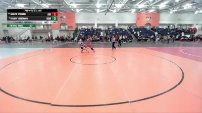 157 lbs Champ. Round 3 - Rudy Brown, Penn State Behrend vs Matt Verri, Oneonta State