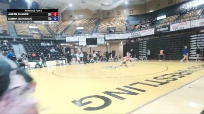 110 lbs Quarterfinal - Aspen Sharpe, Colby Community College vs Danna Alvarado, Trinidad State