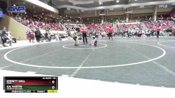 55 lbs Cons. Round 2 - Emmett Hall, Piper vs Kai Martin, Ogden`s Outlaws