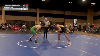 157 lbs C Of 8 #2 - Cameron Catrabone, Michigan vs Mark Takara, Utah Valley