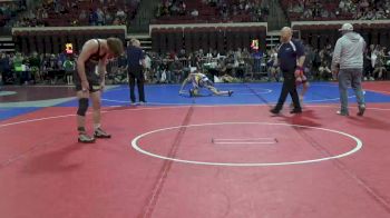 186 lbs Quarterfinal - Anthony Porter, Mandan Wrestling vs Tegan Jones, Conrad Wrestling Club