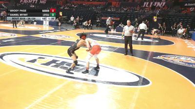 3A 120 lbs Champ. Round 1 - Brody Page, Aurora (Marmion Academy) vs Daniel Myint, Wilmette (Loyola Academy)