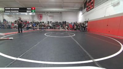 144 lbs Cons. Round 2 - Asher McKennie, Pagosa Springs vs Chase Pearson, Mountain Vista