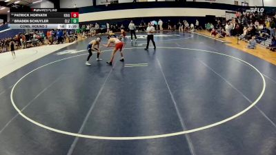 125 lbs Cons. Round 2 - Braden Schuyler, Elizabethtown vs Patrick Horvath, King`s (pa)