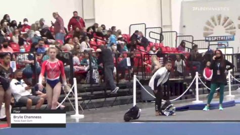 Brylie Chamness - Floor, Texas East Gym - 2021 Region 3 Women's Championships