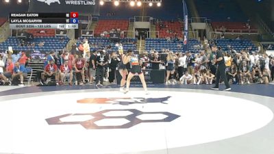 130 lbs Champ. Rd Of 64 - Reagan Eaton, Nebraska vs Layla McGarvin, Vermont