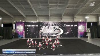Gem City All Star Cheer - Diamonds [2026 L1 Youth - D2 Day 1] 2026 The U.S. Finals Louisville